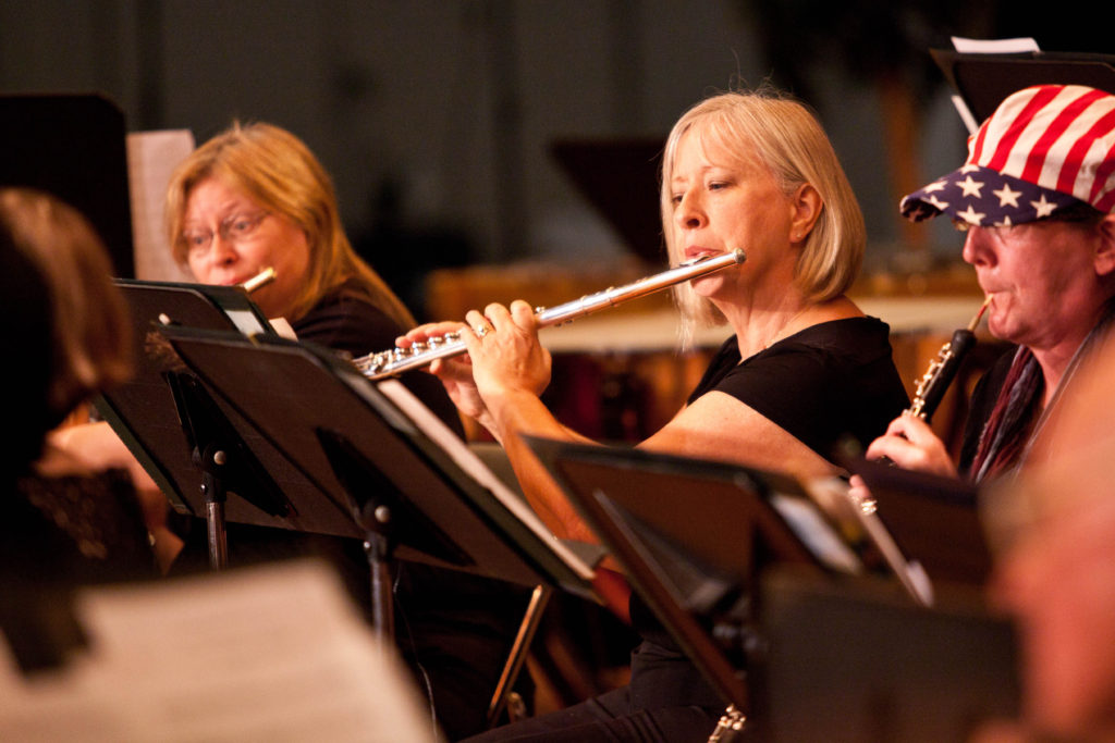 MCO flautists performs in Yankee Doodle Concert
